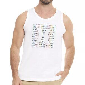 New! Hurley Pride Rainbow Foil Tank Top T-Shirt
